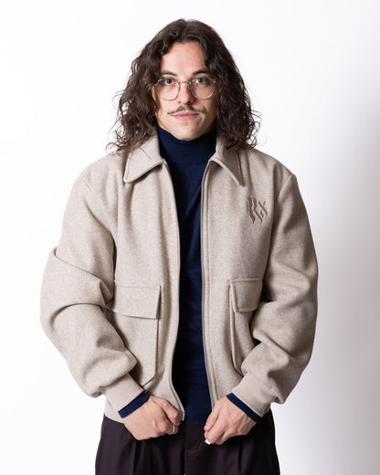 Giubbotto Richmond X con logo ricamato
