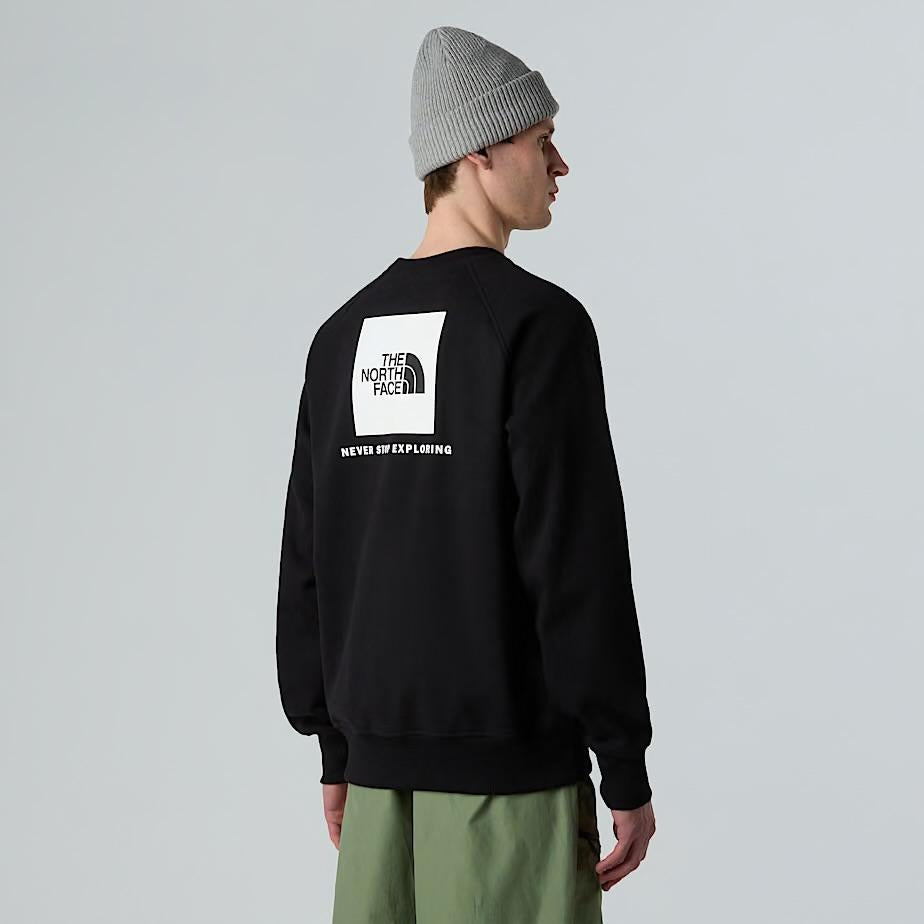 Felpa The North Face girocollo e logo stampato uomo