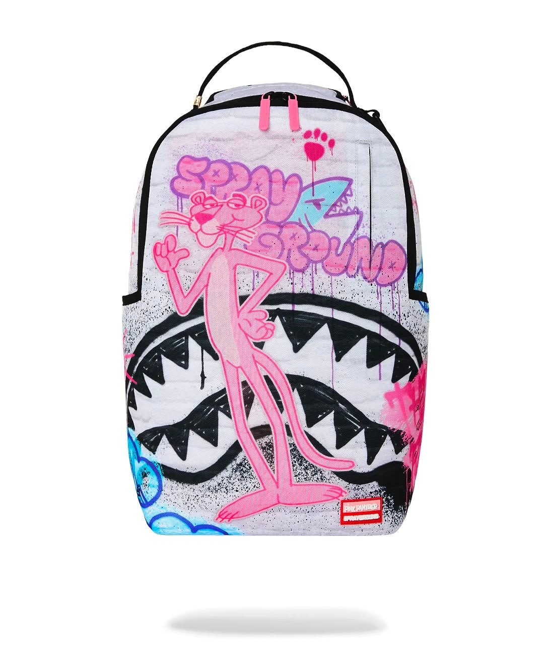 Zaino Sprayground bianco PINK PANTHER GRAFF BACKPACK 