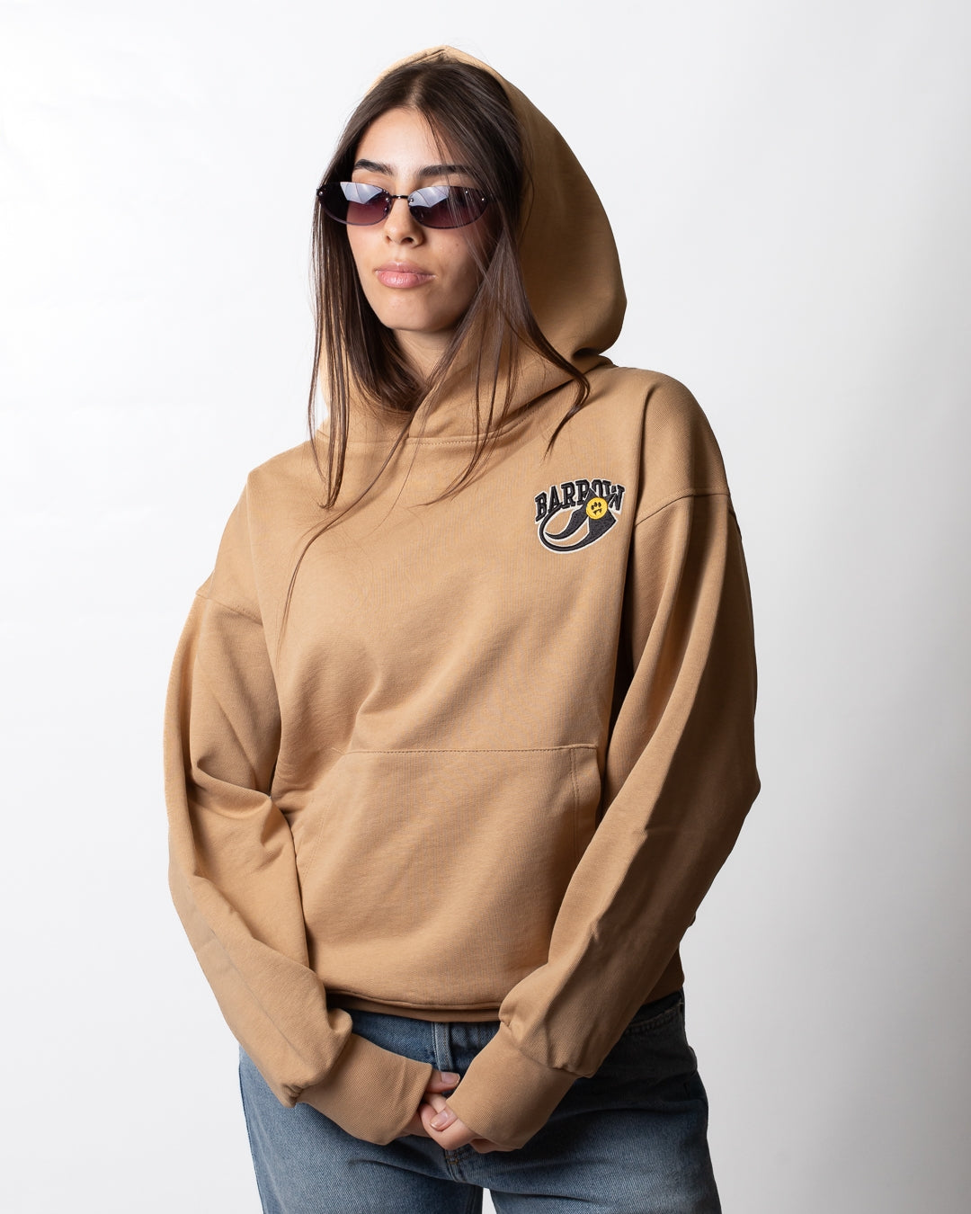 Felpa Barrow "Teddy Baseball" con cappuccio