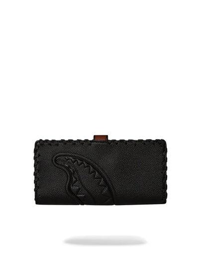 Portafoglio Sprayground nero dose of check deux single-fold wallet