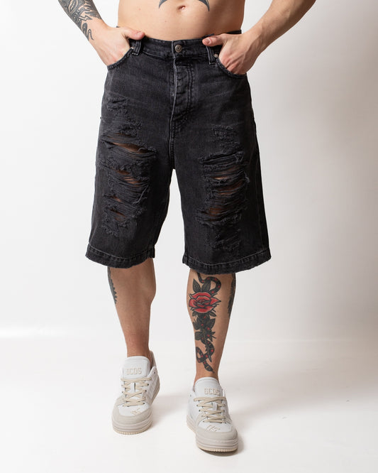 Bermuda John Richmond con logo patch uomo