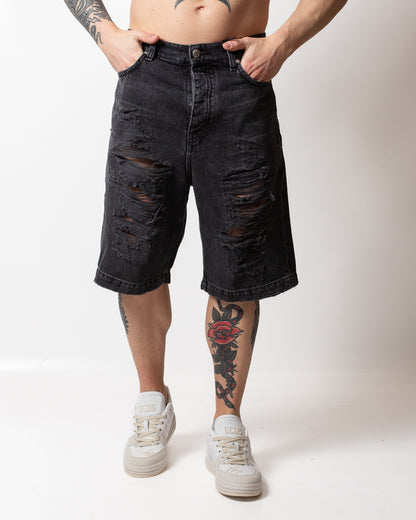 Bermuda John Richmond con logo patch uomo