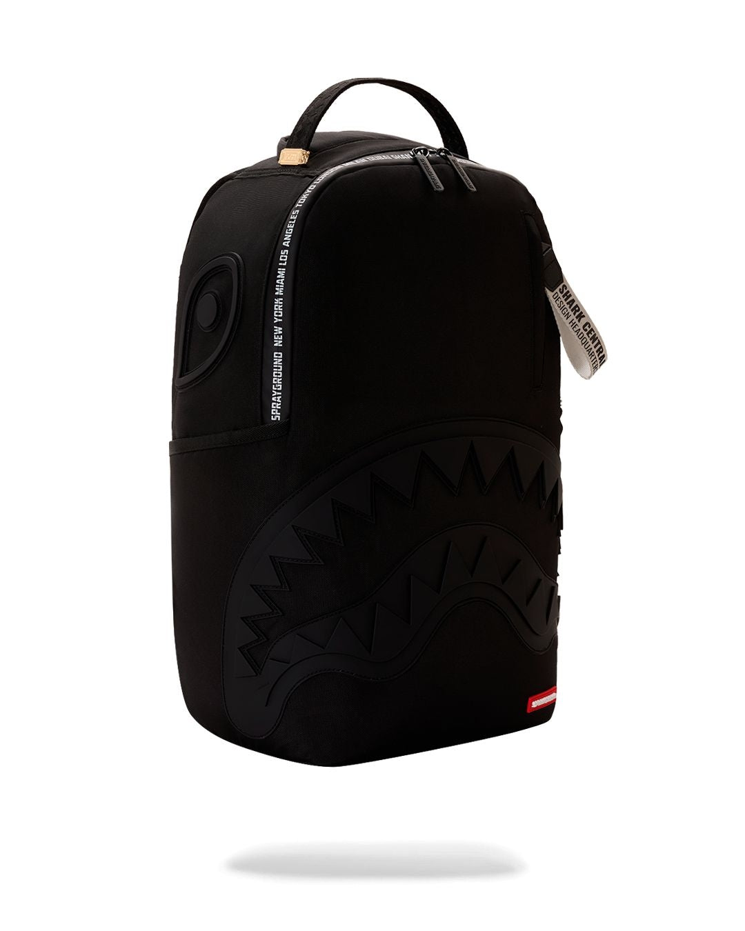 Zaino Sprayground nero SHARK CENTRAL PRINTED ZIP BACKPACK
