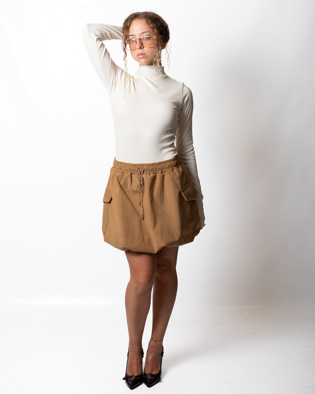 Body Disclaimer in costina con logo donna