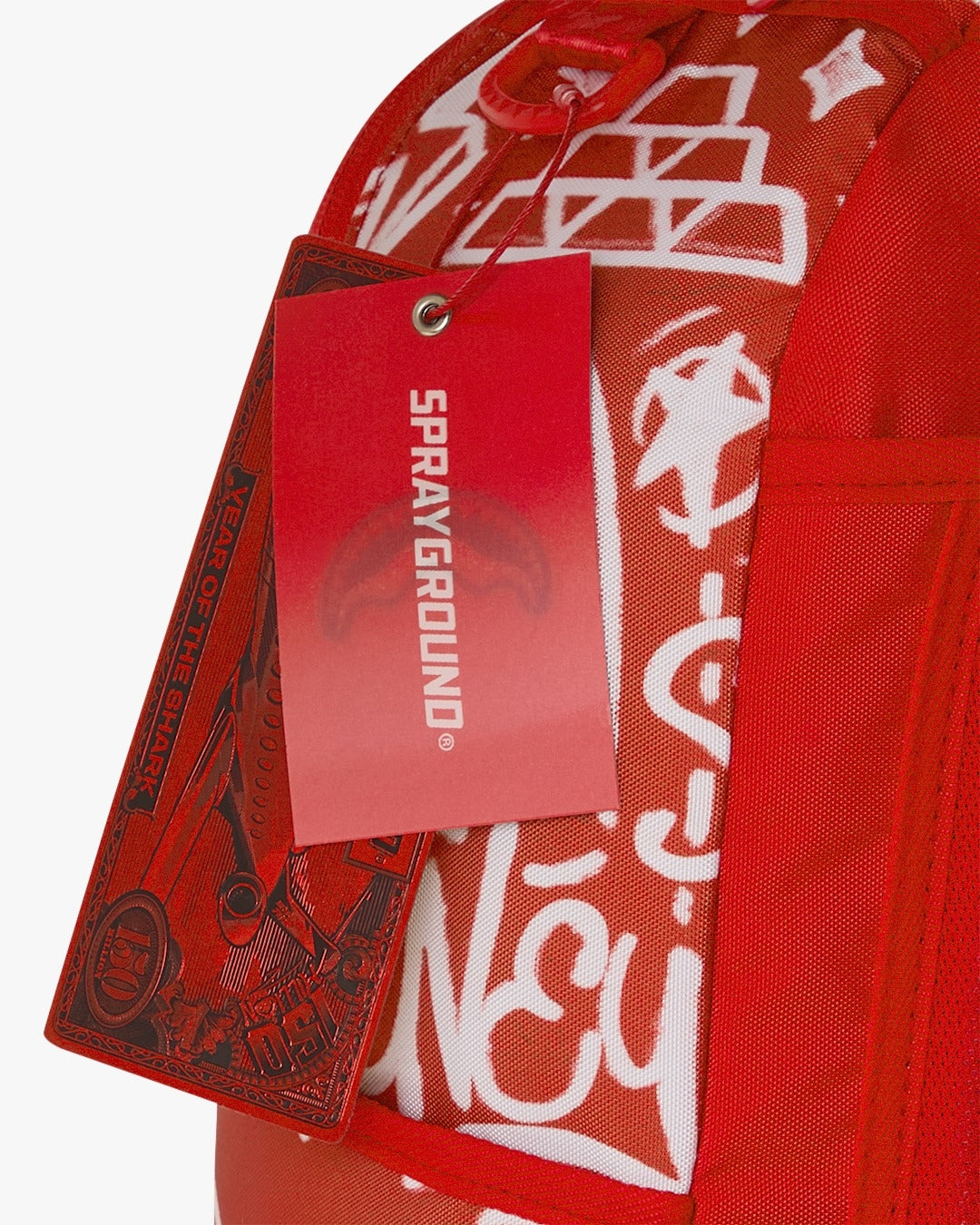 Zaino Sprayground rosso GRAFFITI WALL DLXSR BACKPACK