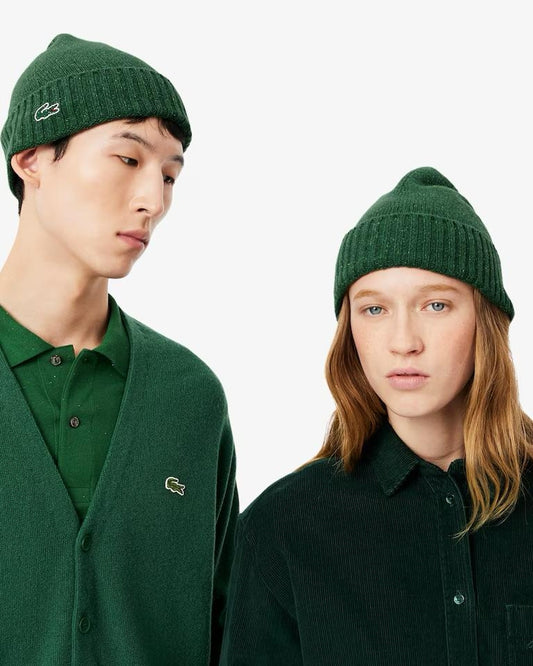 Cappello Lacoste in misto lana logato