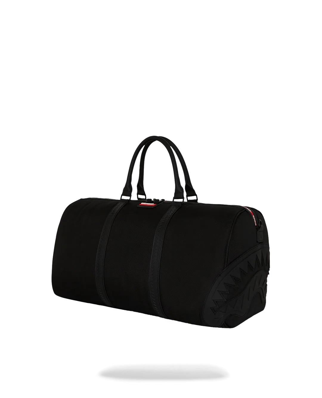 Borsone Sprayground nero Printed zipper shark duffle  large duffle