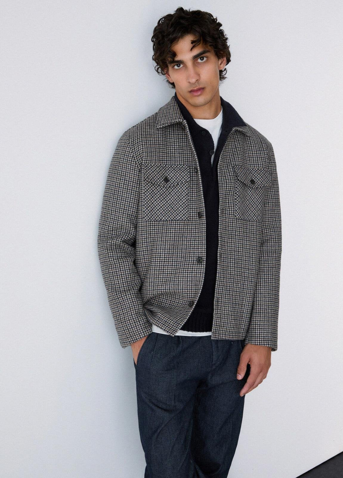 Giubbotto Liu Jo in misto lana tartan