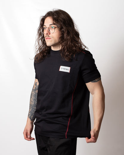 T-Shirt Iceberg girocollo con etichetta logata uomo