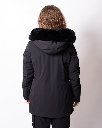 Piumino Colmar "Durability" con ecopelliccia donna