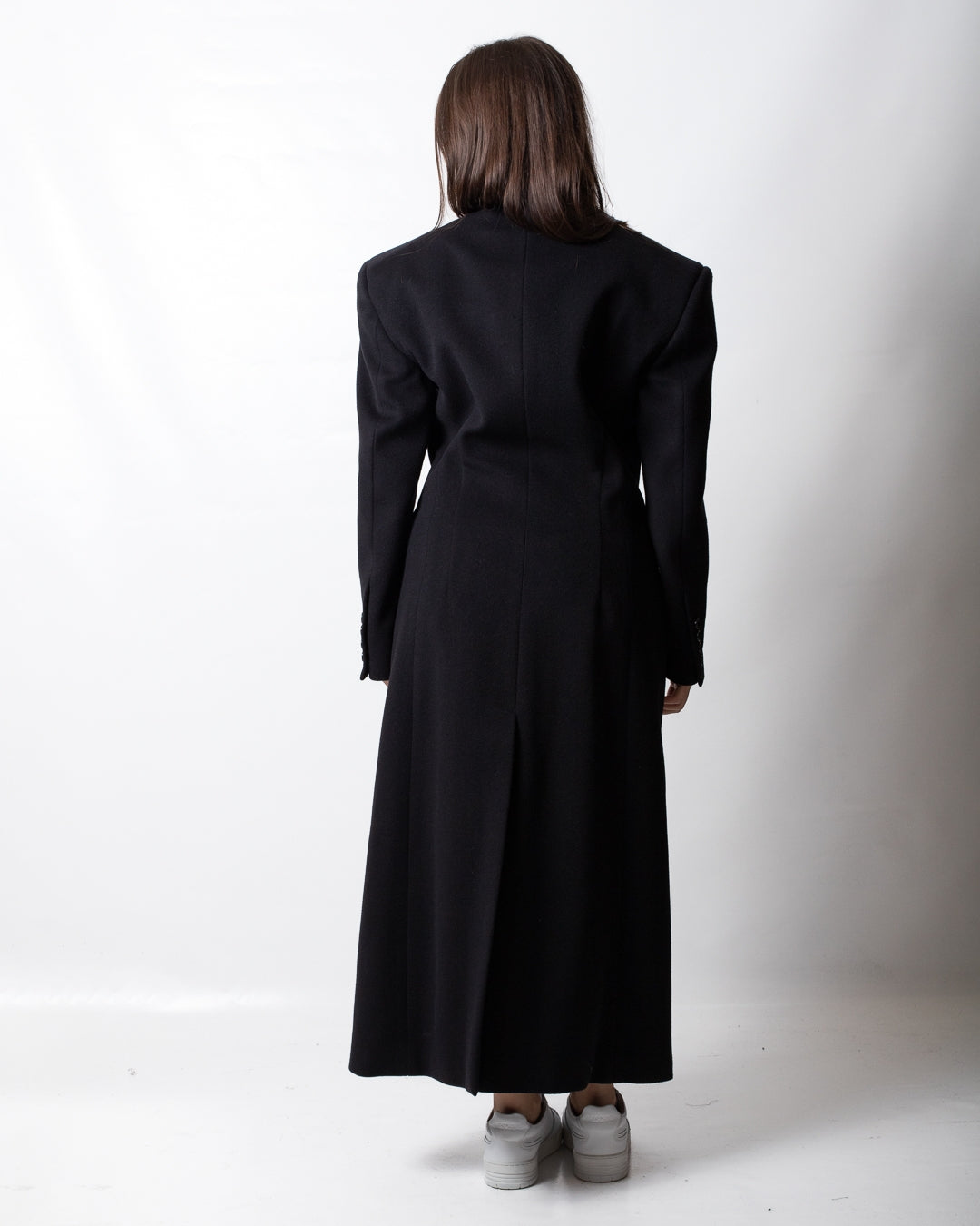 Cappotto John Richmond doppiopetto in lana con graffette, borchie e strass donna