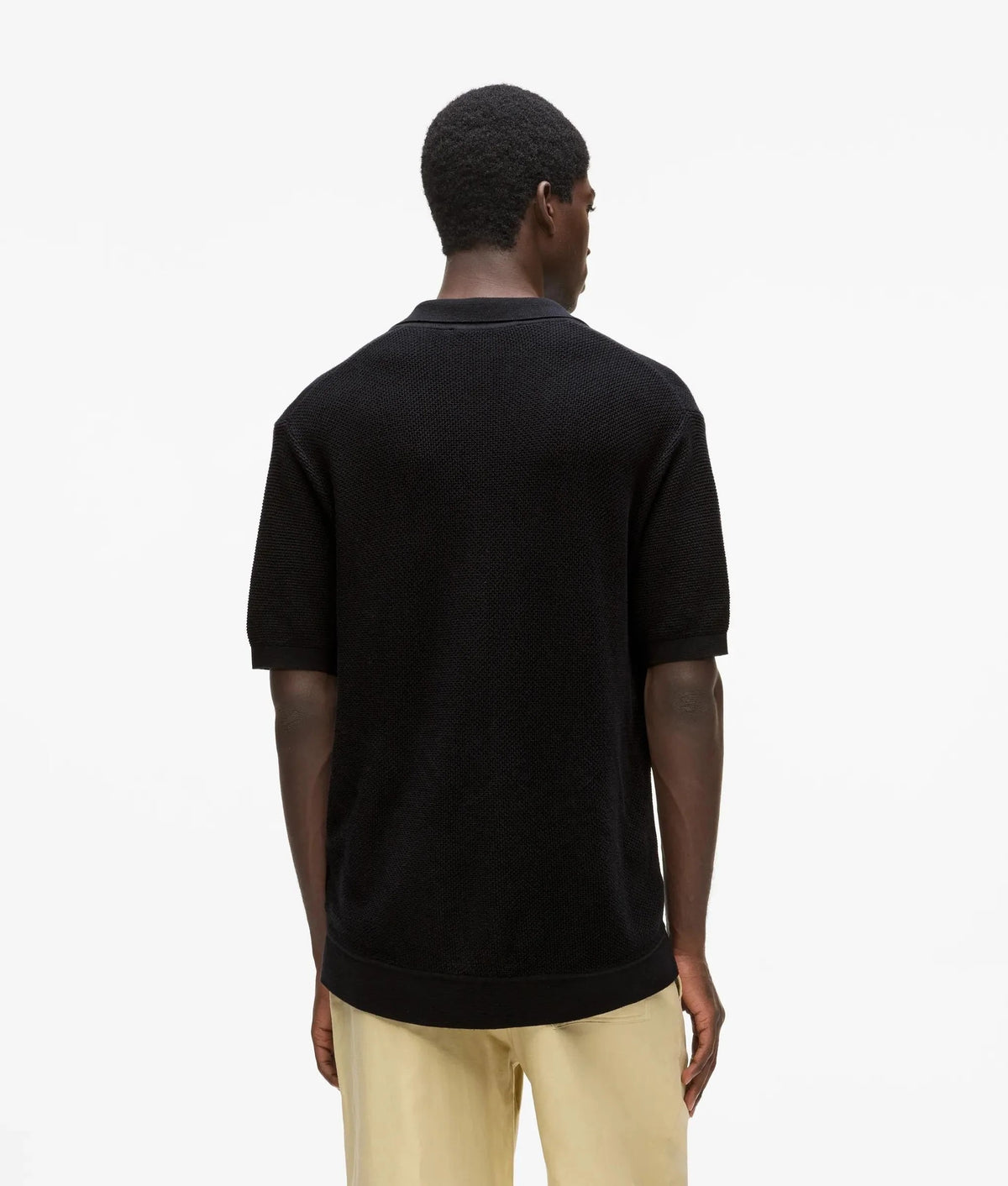 Camicia Karl Lagerfeld Jeans in maglia traforata uomo