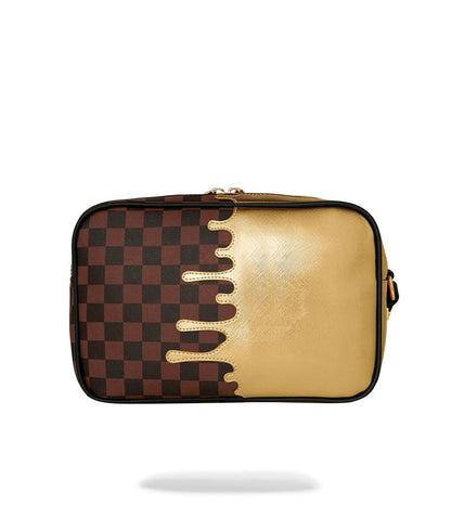 Pochette e beauty Sprayground SHARKS IN PARIS GOLD DRIP TOILETRY BRICK