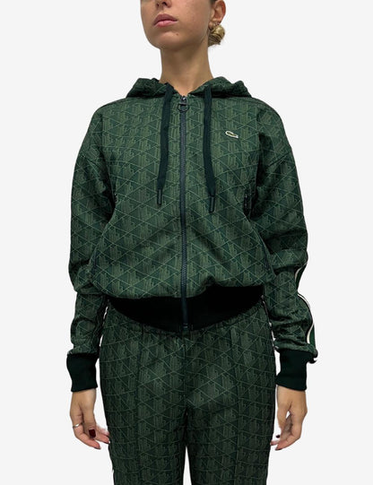 Felpa Lacoste fullzip con cappuccio donna