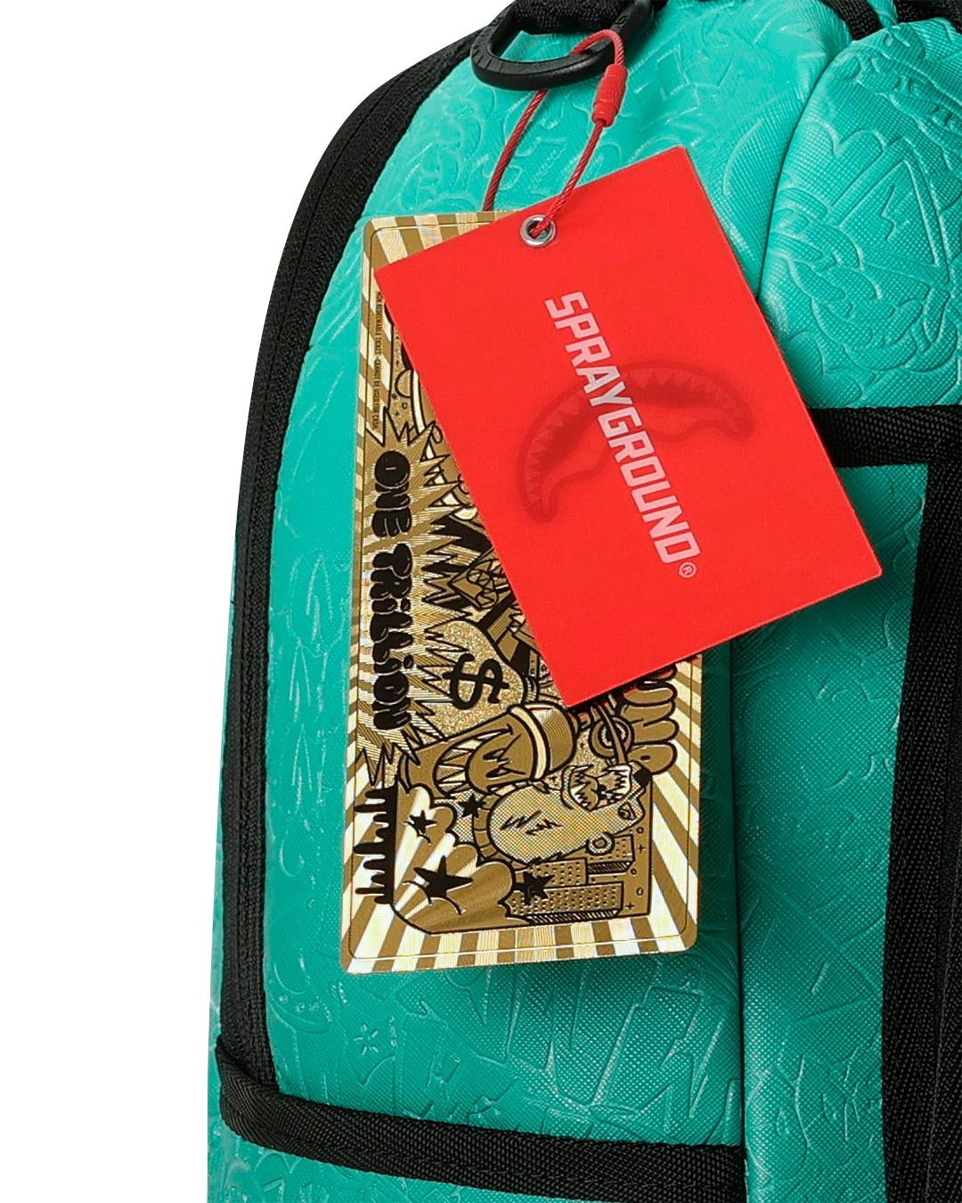 Zaino Sprayground turchese TURQUOISE DOODLE EMBOSS BACKPACK