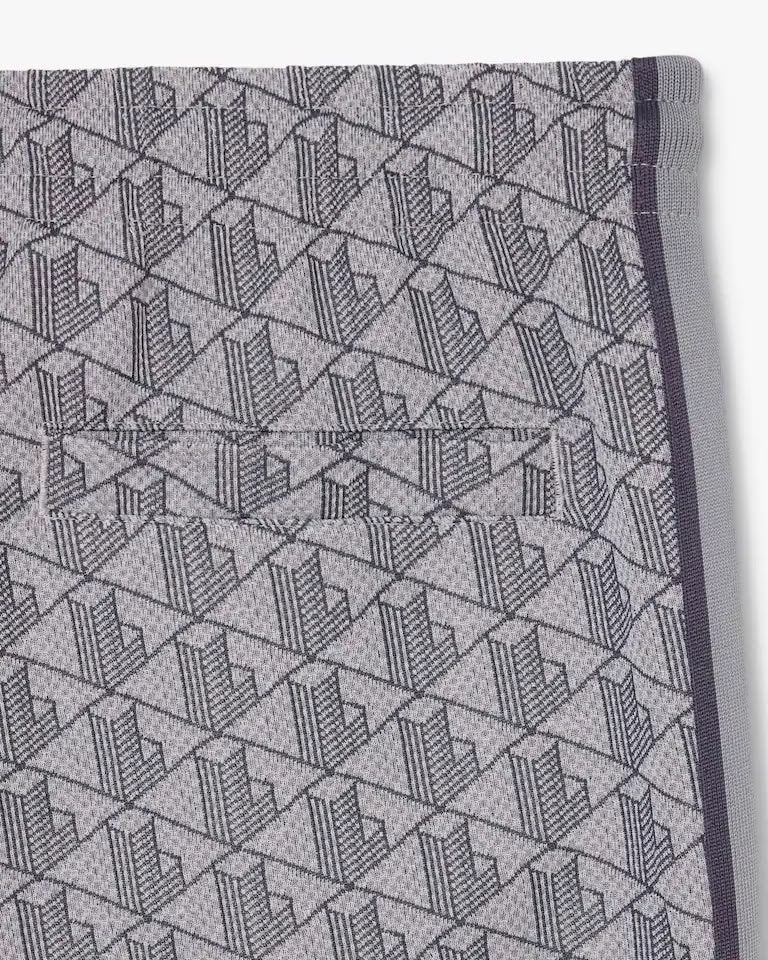 Pantalone Lacoste logato allover uomo