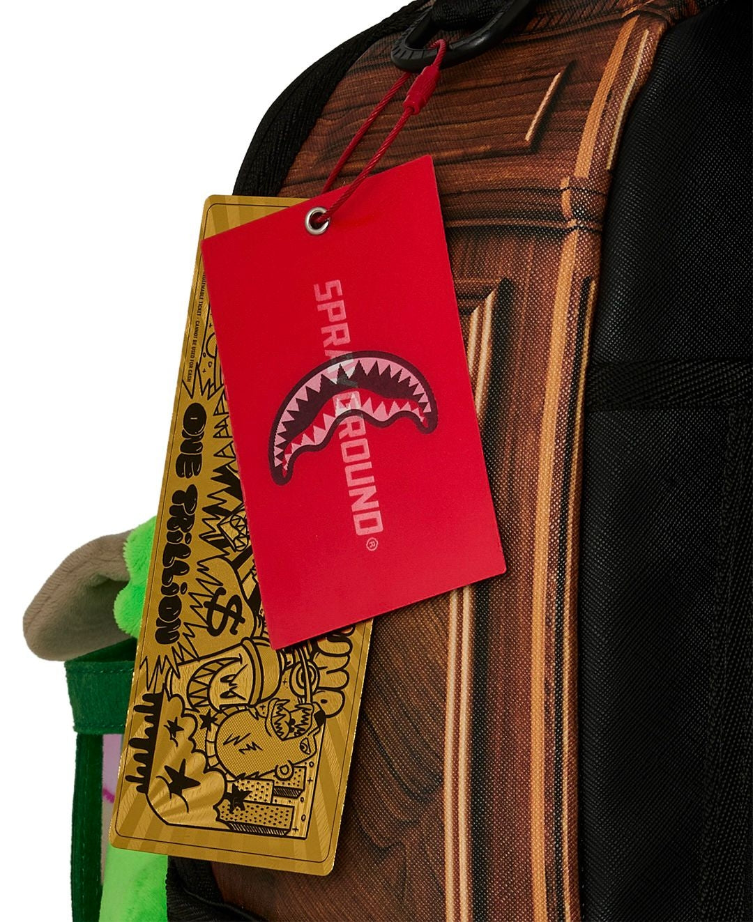 Zaino Sprayground marrone MOUNTED MONEYBEAR HEAD BACKPACK