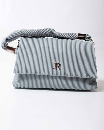 Borsa John Richmond in pliss&egrave; con manico e tracolla donna