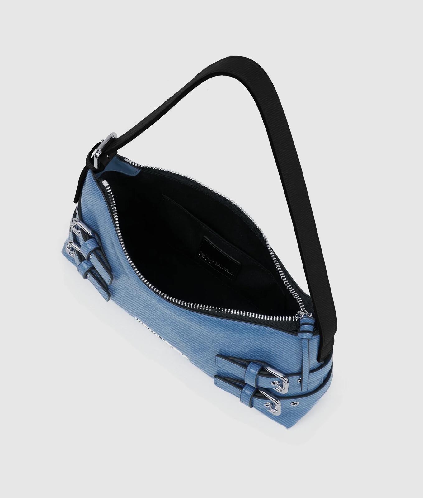 Borsa Karl Lagerfeld Jeans con stampa effetto jeans donna