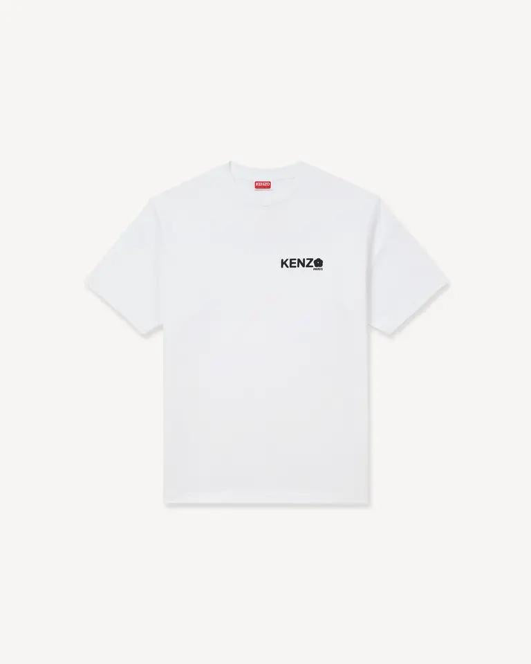 T-Shirt Kenzo con logo e&nbsp; boke flower 2.0 in cotone