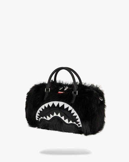 Borsa Sprayground nero "FUR CRAY BLACK MINI DUFFLE"