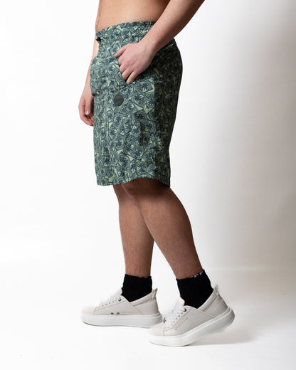 Bermuda Colmar in nylon con stampa all-over uomo