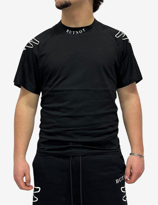 T-Shirt Butnot con girocollo logato e stampa uomo