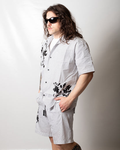 Camicia Gaelle "Fit Bowling" a righe uomo