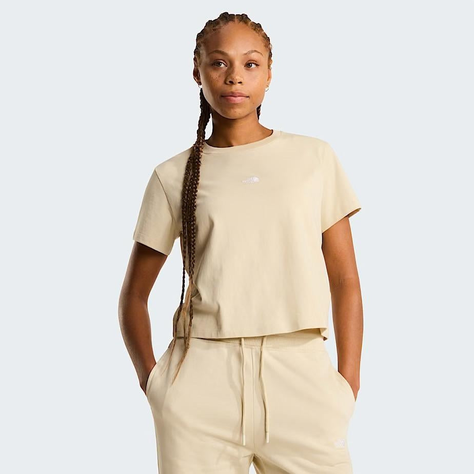 T-Shirt The North Face con logo minimal ricamato donna