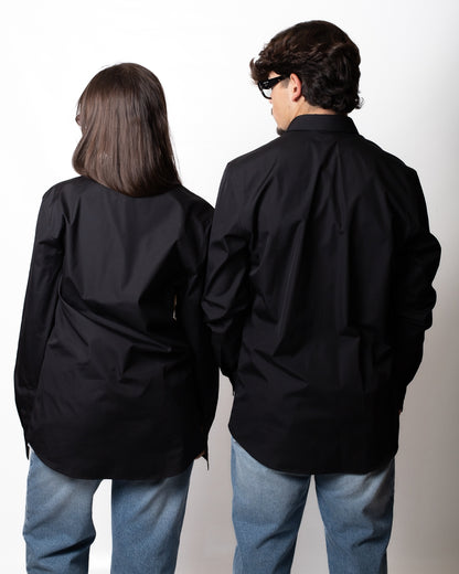 Camicia Moschino con patch logata