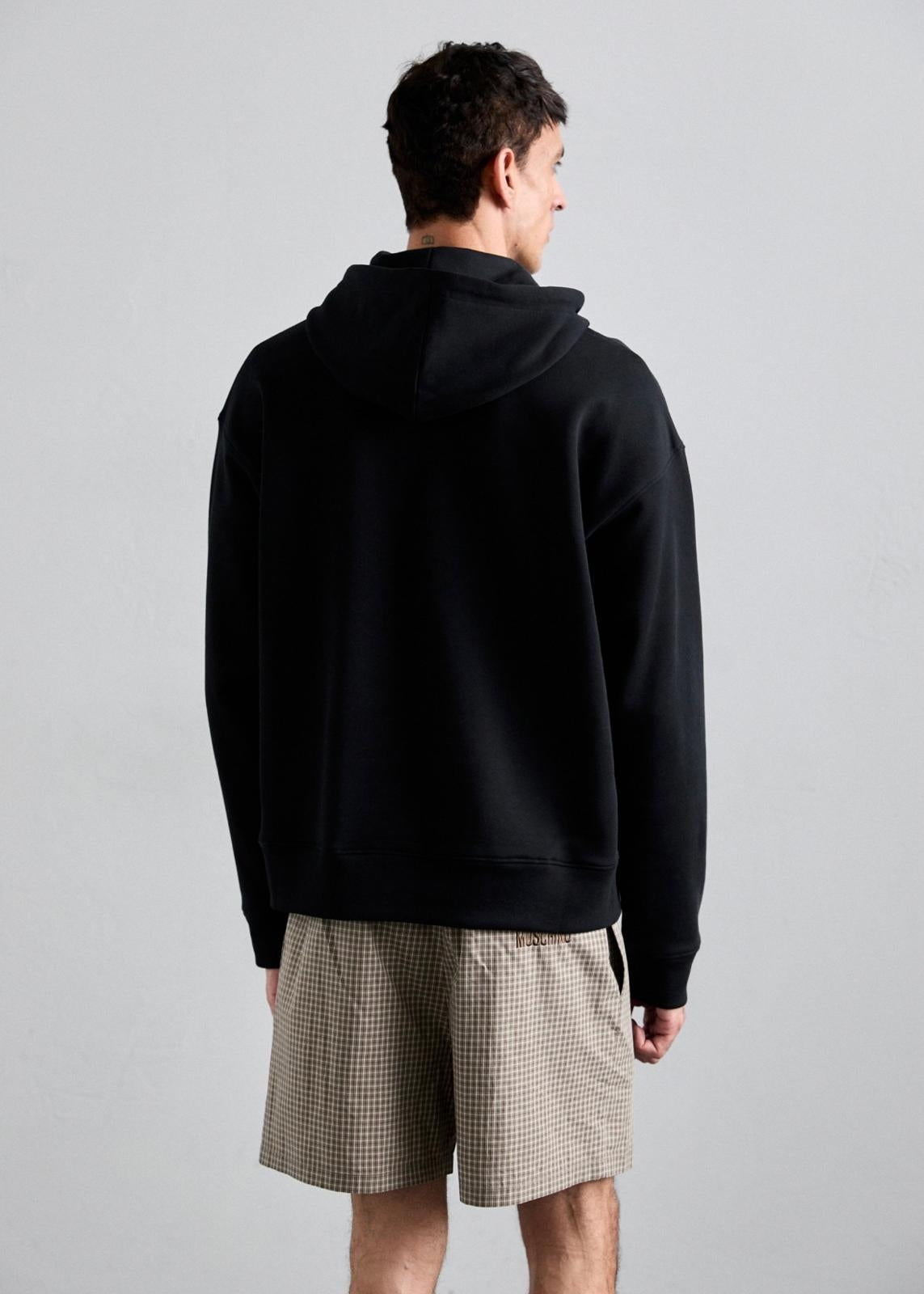 Felpa Moschino con cappuccio e stampa Teddy Bear