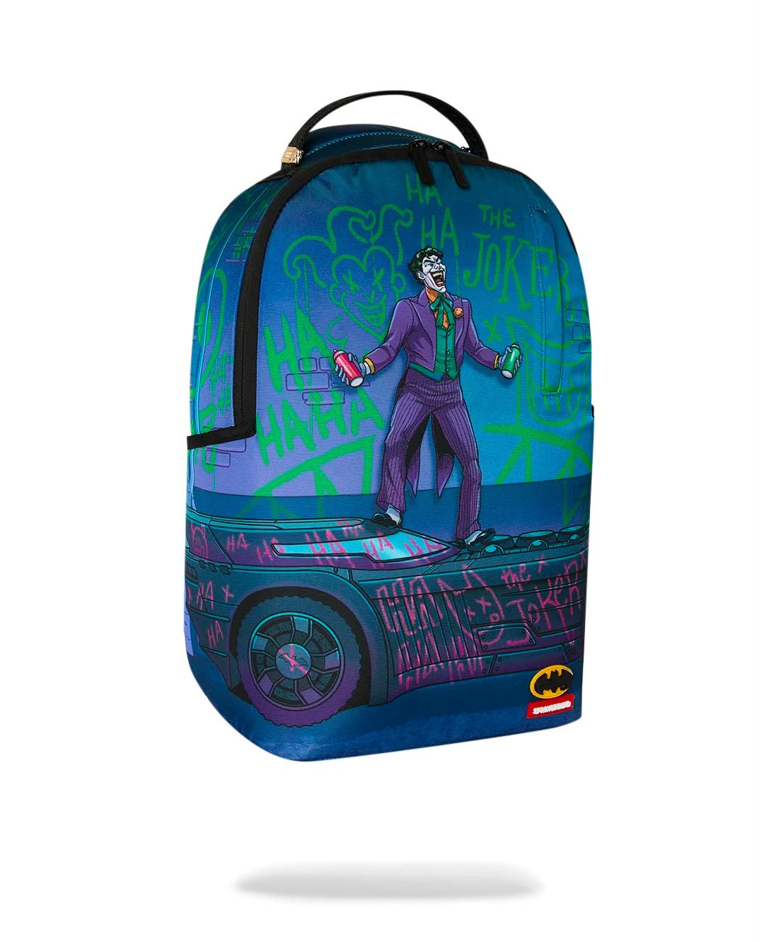 Zaino Sprayground blu DC JOKER TAGGED UP BATMOBILE BACKPACK