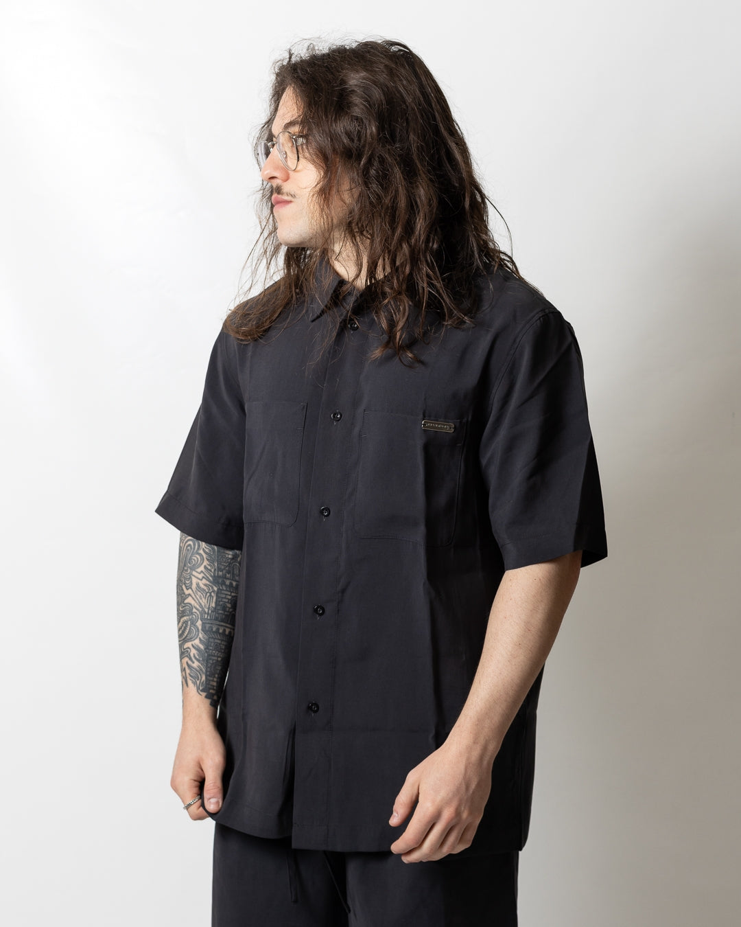 Camicia Richmond X fluida con placchetta uomo