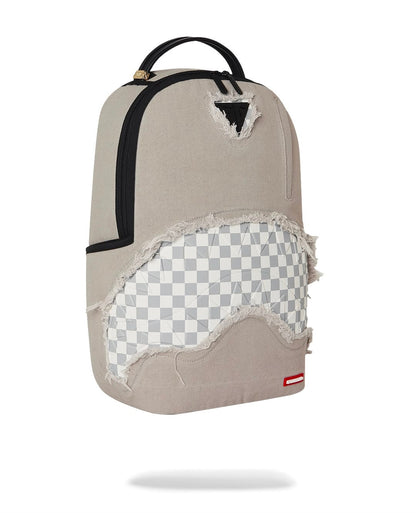 Zaino Sprayground bianco CREAM DENIM TEAR SHARK BACKPACK