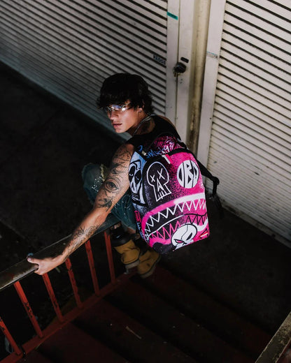 Zaino Sprayground fucsia pink punk dlxr  backpack