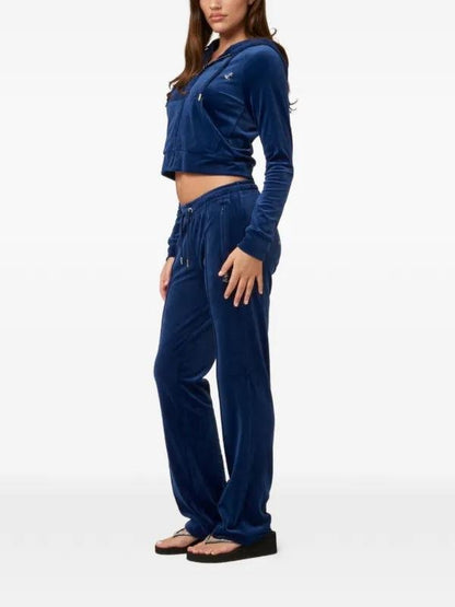 Pantalone Juicy Couture con logo strass