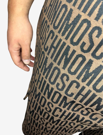 Bermuda Moschino cargo con logo jacquard uomo