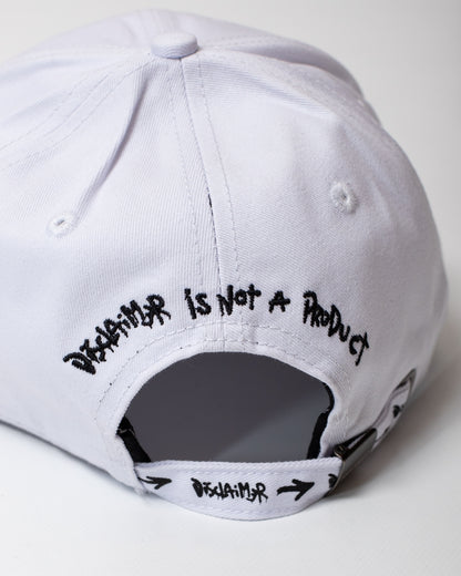 Cappello Disclaimer con visiera e logo in rilievo