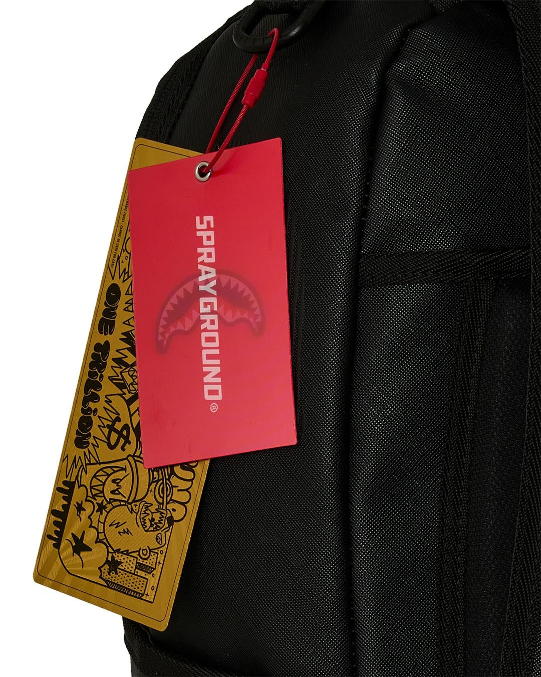 Zaino Sprayground nero DISAPPEARING SHARK BACKPACK 