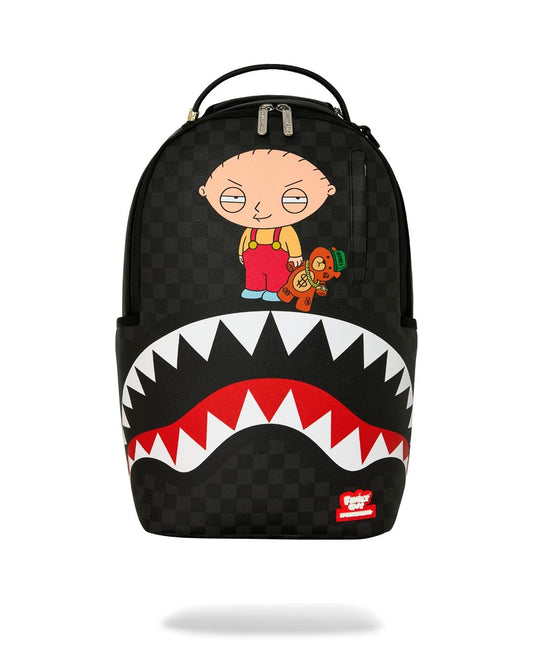 Zaino Sprayground nero FAMILY GUY STEWIE HOLDING BEAR KEYCHAIN BACKPACK 