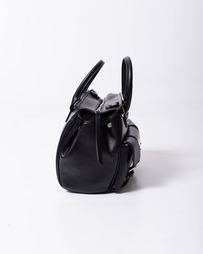 Borsa Just Cavalli in eco pelle con dettagli argento e logo