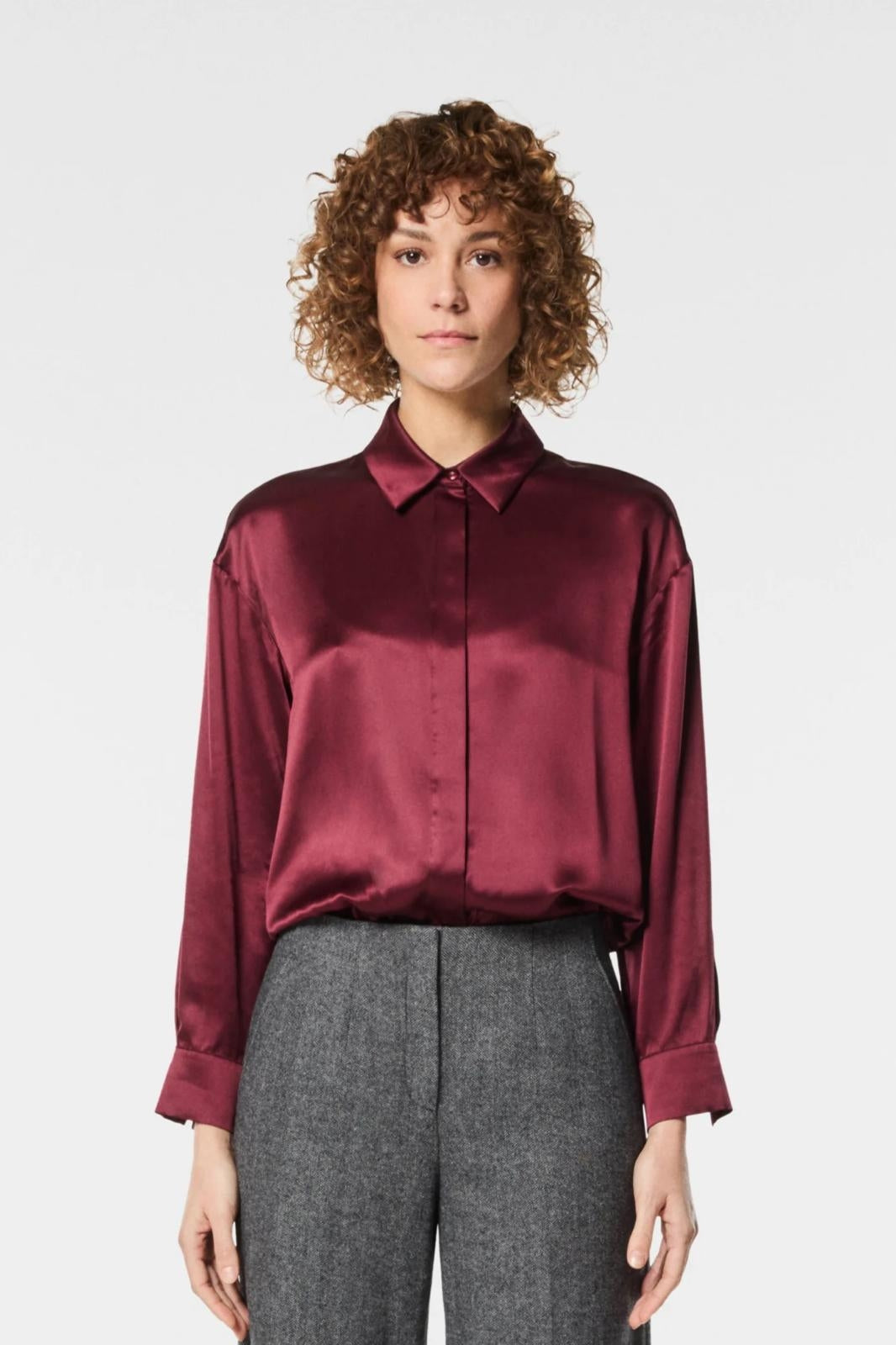 Camicia Nenette in seta donna