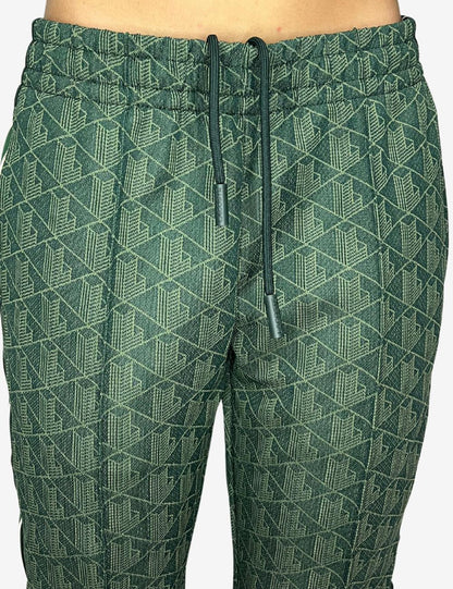 Pantalone Lacoste logato allover donna