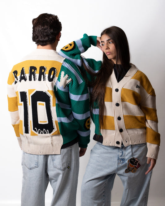 Cardigan Barrow "Hall of fame" in misto lana