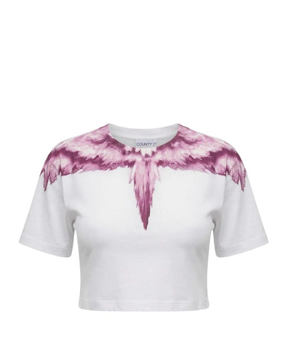 T-Shirt Marcelo Burlon "Icon Wings Explosion"donna