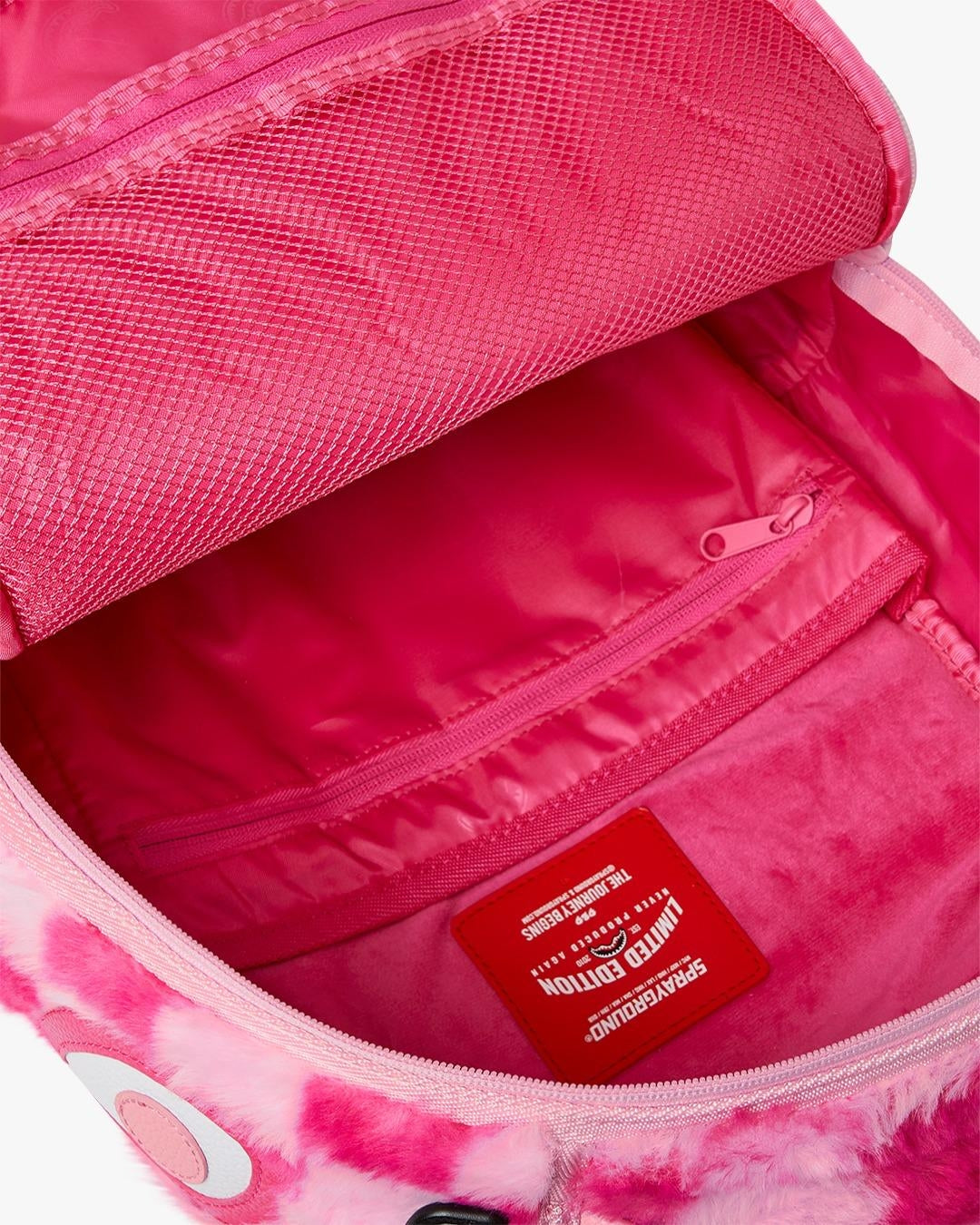 Zaino Sprayground fucsia "PINK FUR CHECK BACKPACK"