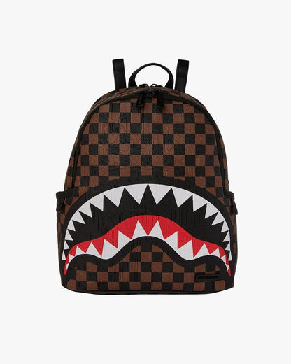 Zainetto Sprayground marrone "CHECK 2 EMBOSS SAVAGE BACKPACK"