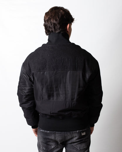 Giubbotto Gaelle bomber in nylon e denim uomo