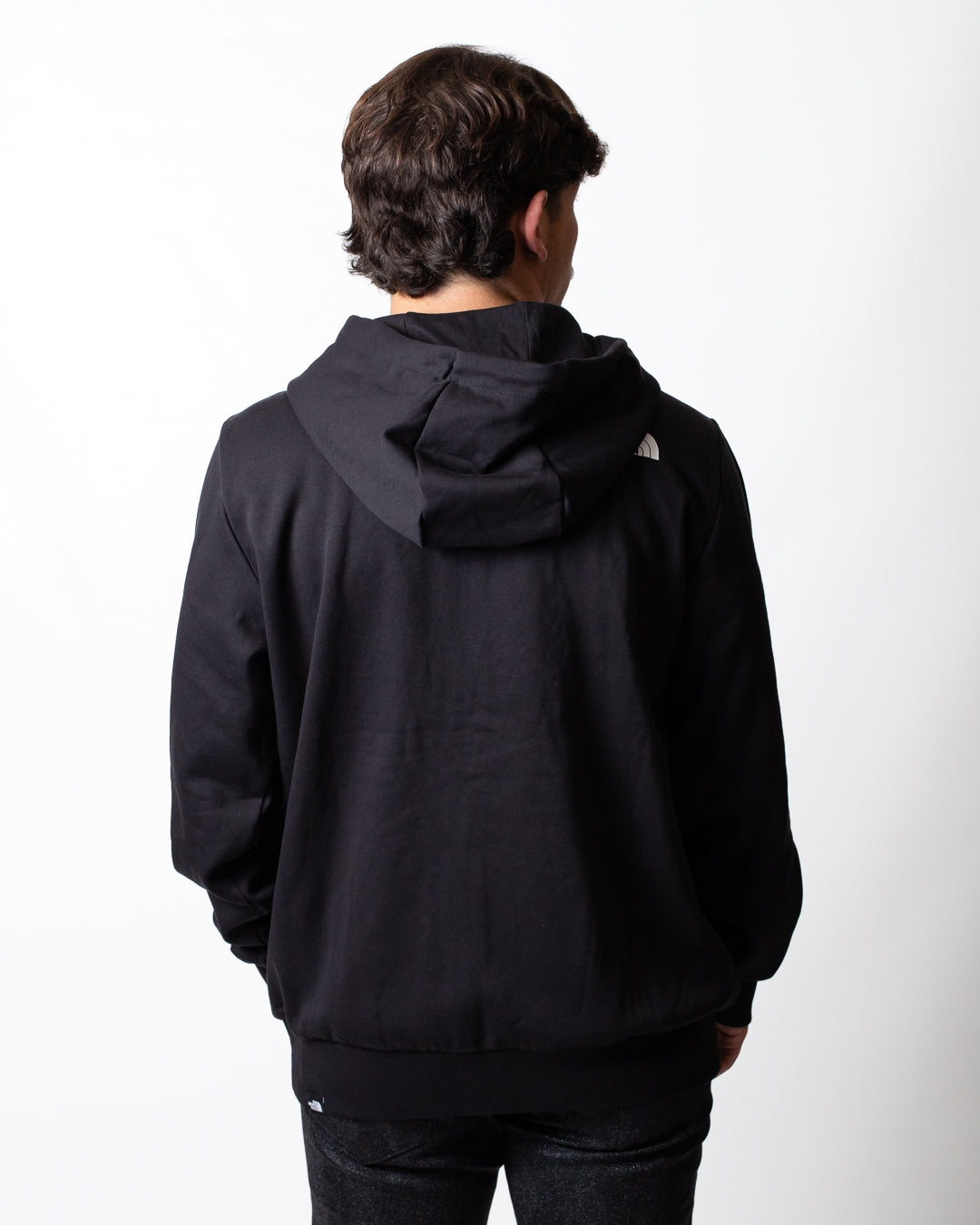 Felpa The North Face fullzip con cappuccio logata uomo